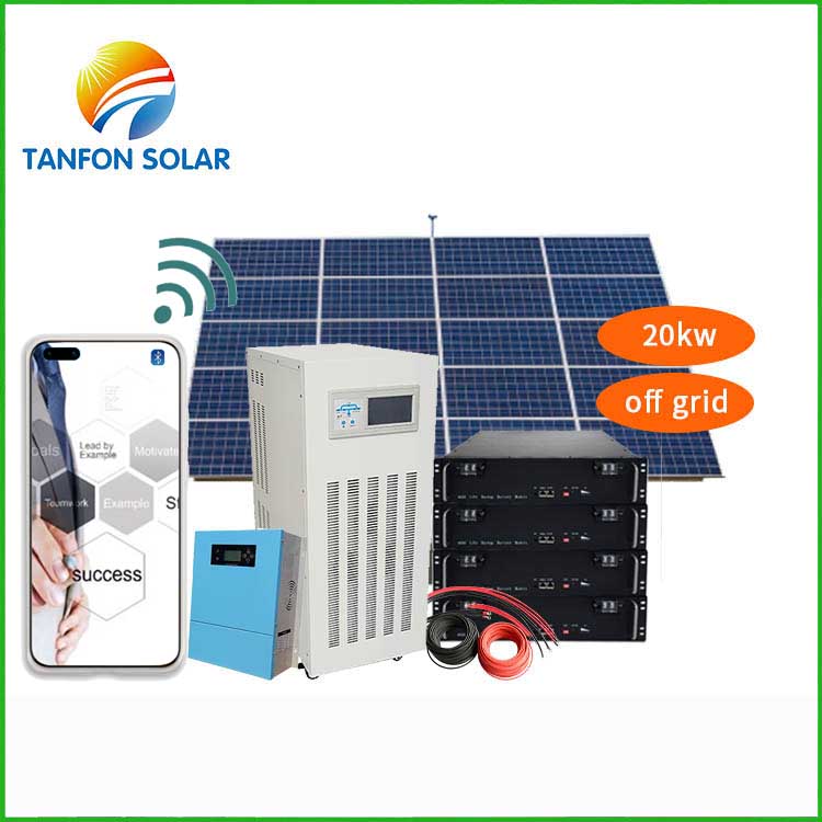 Tanfon 20kw solar power system with APP