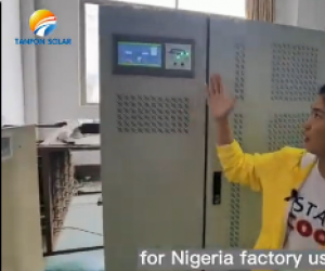 Why Nigeria customer 150KW solar energy project choose Tanfon solar ?
