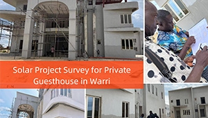 Solar Project Survey for Private Guesthouse in Warri